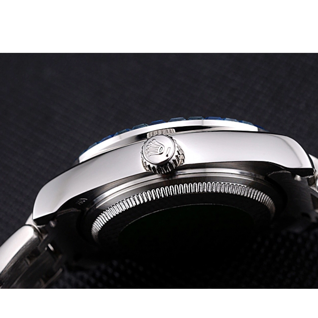 Rolex aaa copy 622834 Case Datejust Steel Rolex Bezel Stainless Dial Diamond Blue Jewels Bracelet And 0724